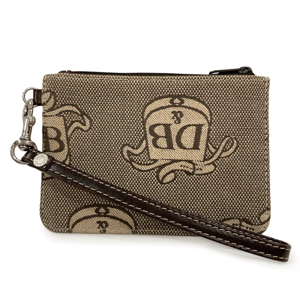DOONEY & BOURKE Donegal Crest Logo Canvas Wristlet
